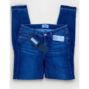 PAIGE Women's Blue Verdugo Ankle W/ Undone Hem In Lani Destructed Size 28